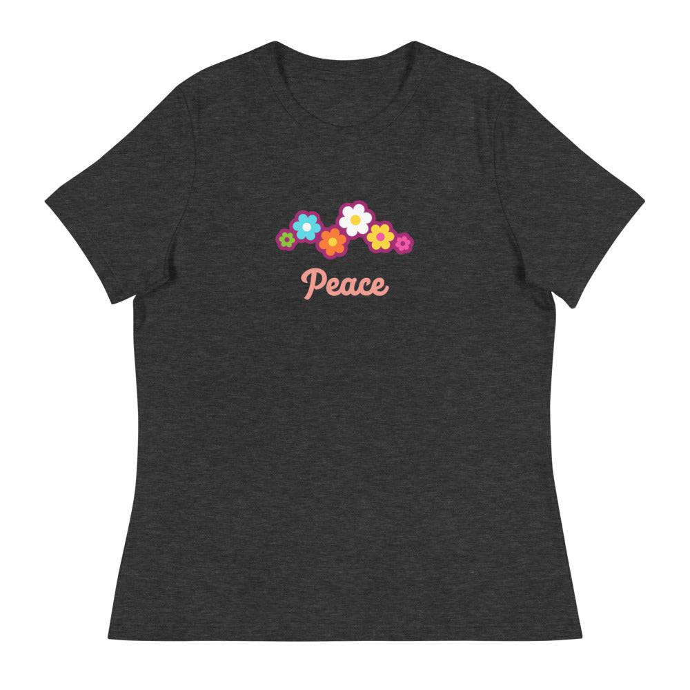 Women's Relaxed T-Shirt/Peace 1 - Enet Images