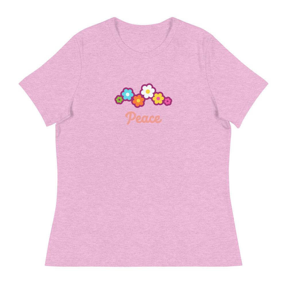 Women's Relaxed T-Shirt/Peace 1 - Enet Images