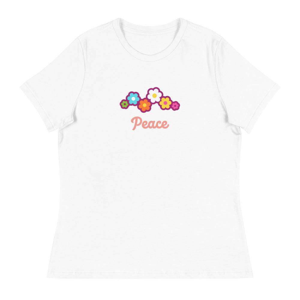 Women's Relaxed T-Shirt/Peace 1 - Enet Images