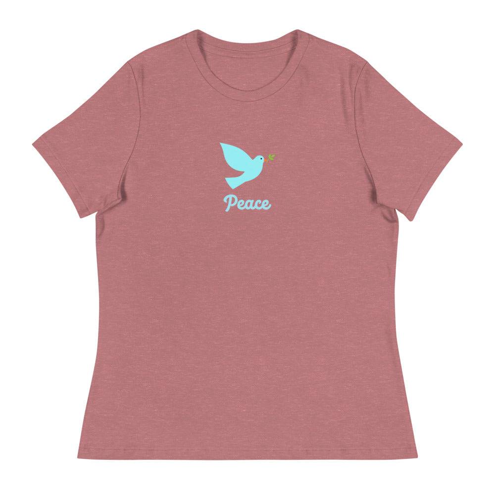 Women's Relaxed T-Shirt/Peace 2 - Enet Images