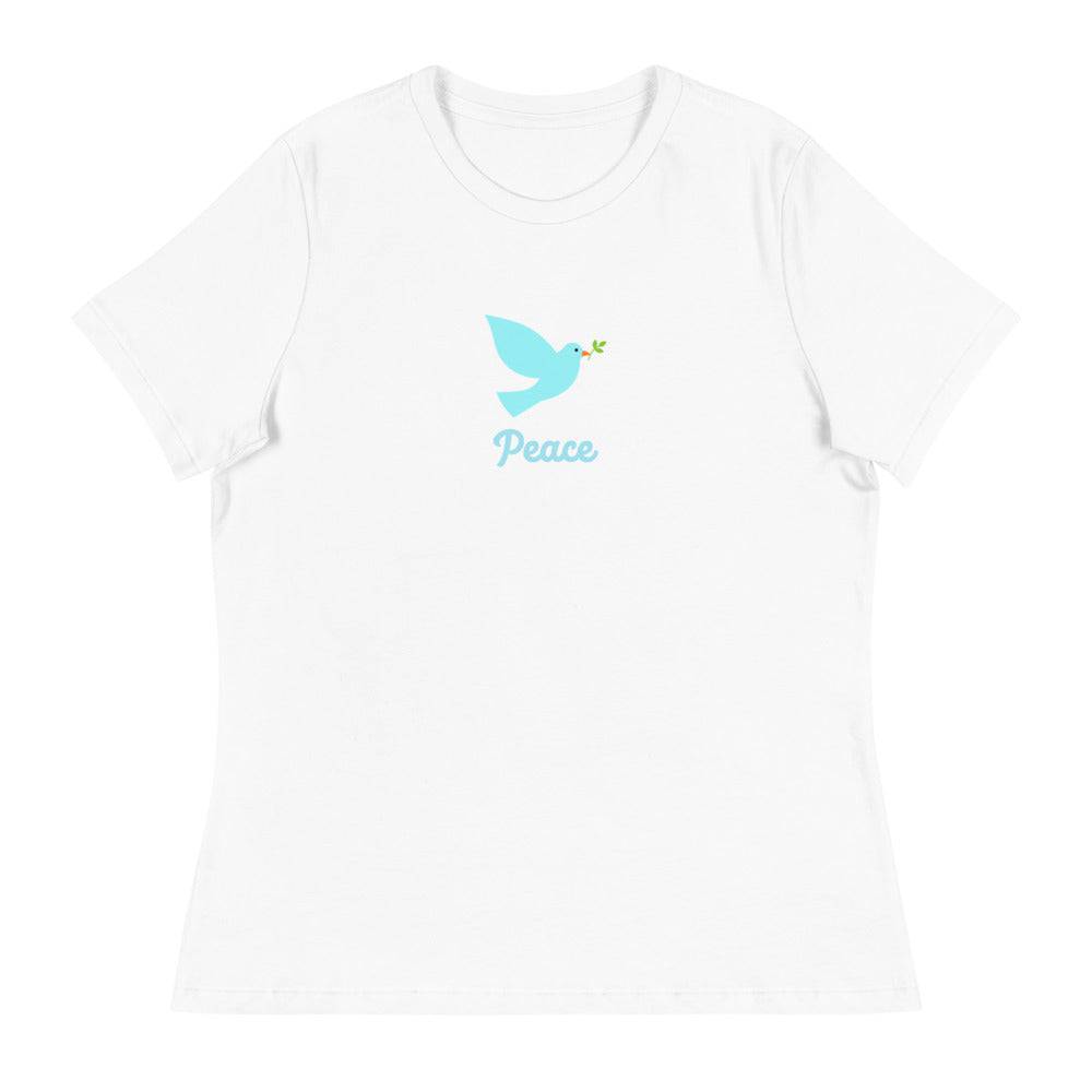 Women's Relaxed T-Shirt/Peace 2 - Enet Images