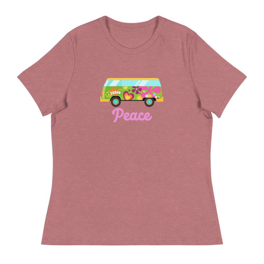 Women's Relaxed T-Shirt/Peace 3 - Enet Images