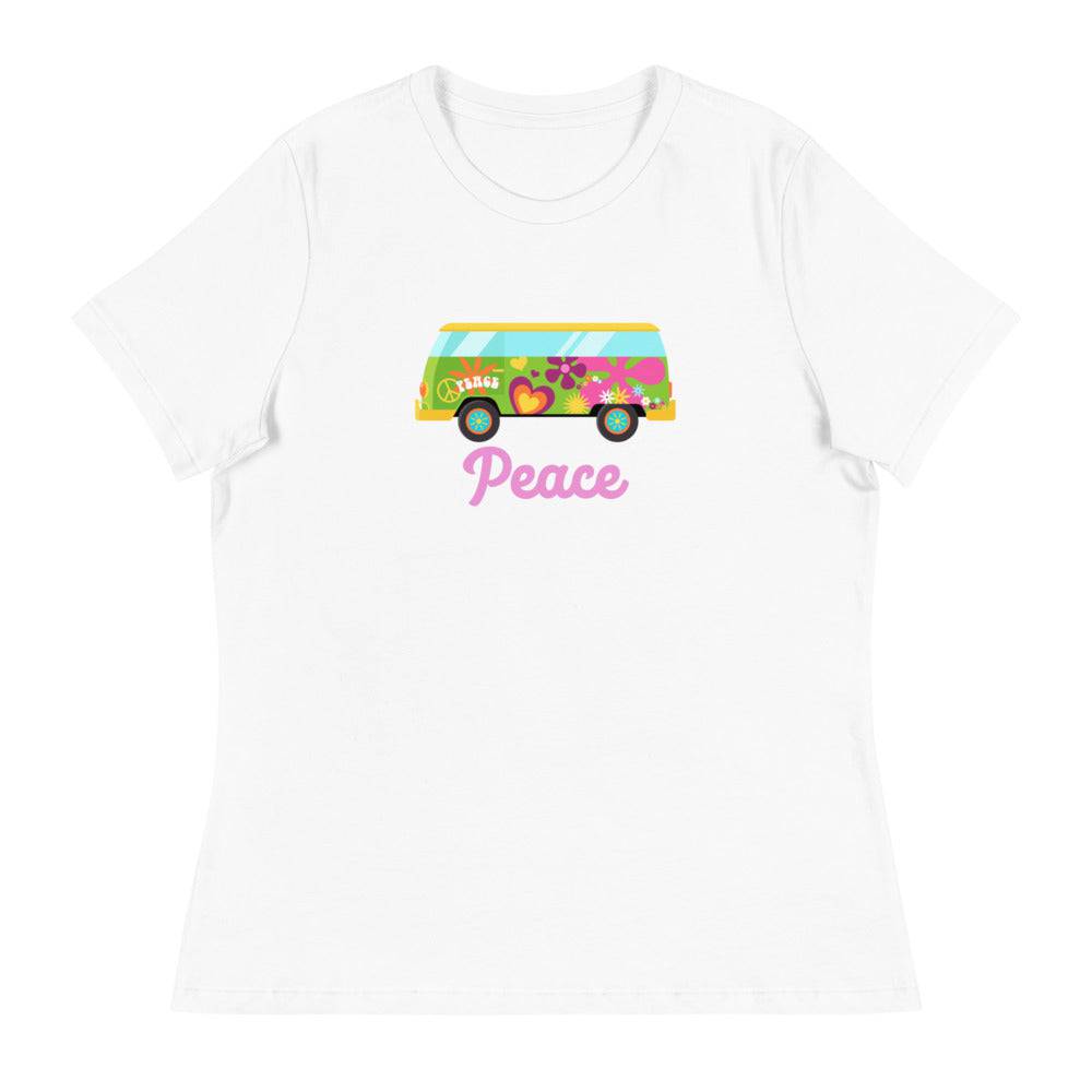 Women's Relaxed T-Shirt/Peace 3 - Enet Images