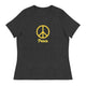 Women's Relaxed T-Shirt/Peace 6 - Enet Images