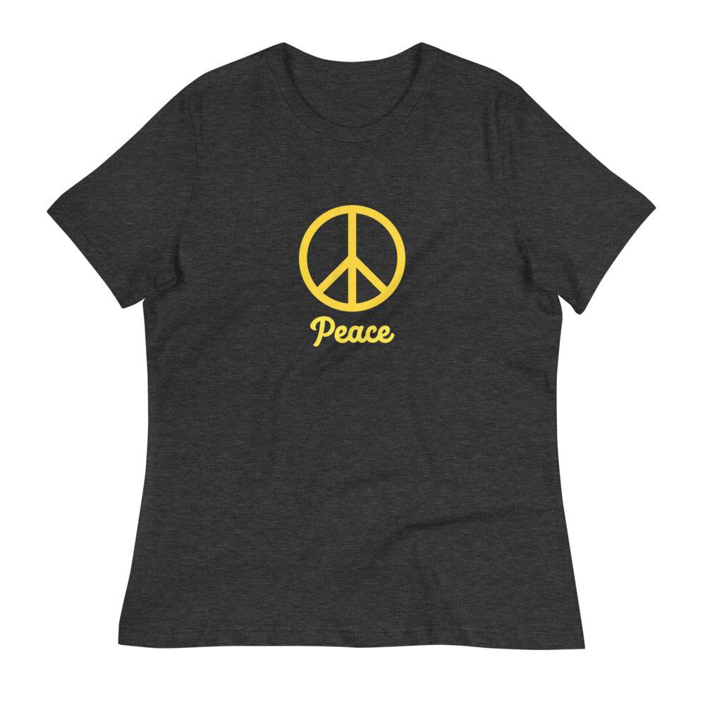 Women's Relaxed T-Shirt/Peace 6 - Enet Images