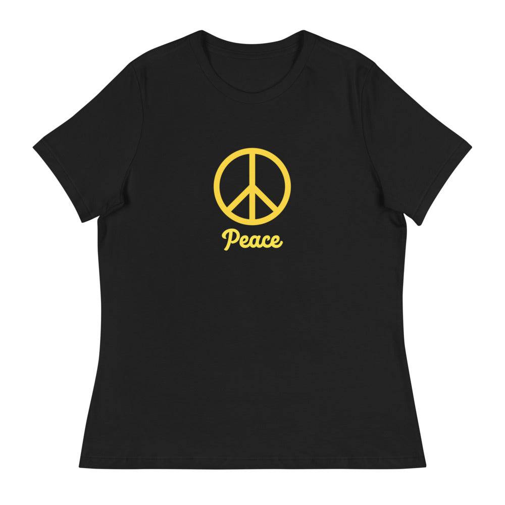 Women's Relaxed T-Shirt/Peace 6 - Enet Images