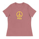 Women's Relaxed T-Shirt/Peace 6 - Enet Images
