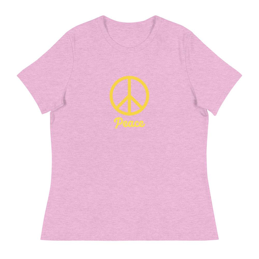 Women's Relaxed T-Shirt/Peace 6 - Enet Images