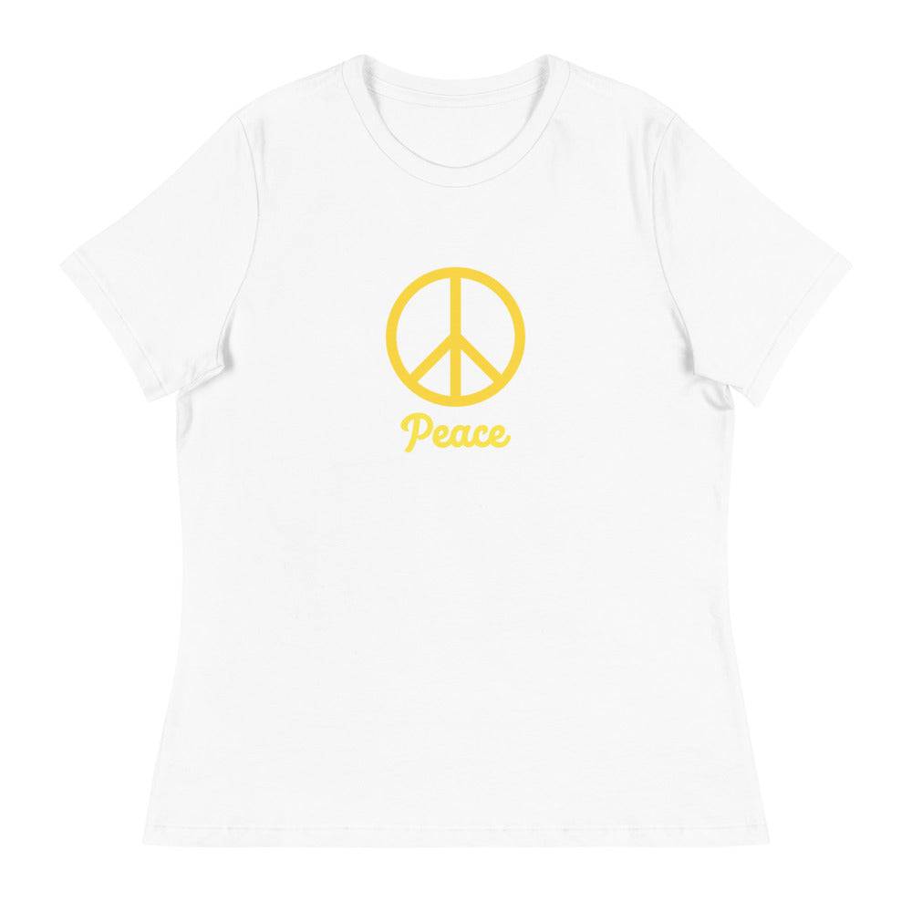 Women's Relaxed T-Shirt/Peace 6 - Enet Images