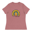 Women's Relaxed T-Shirt/Rainbow-Sunflower - Enet Images