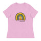 Women's Relaxed T-Shirt/Rainbow-Sunflower - Enet Images