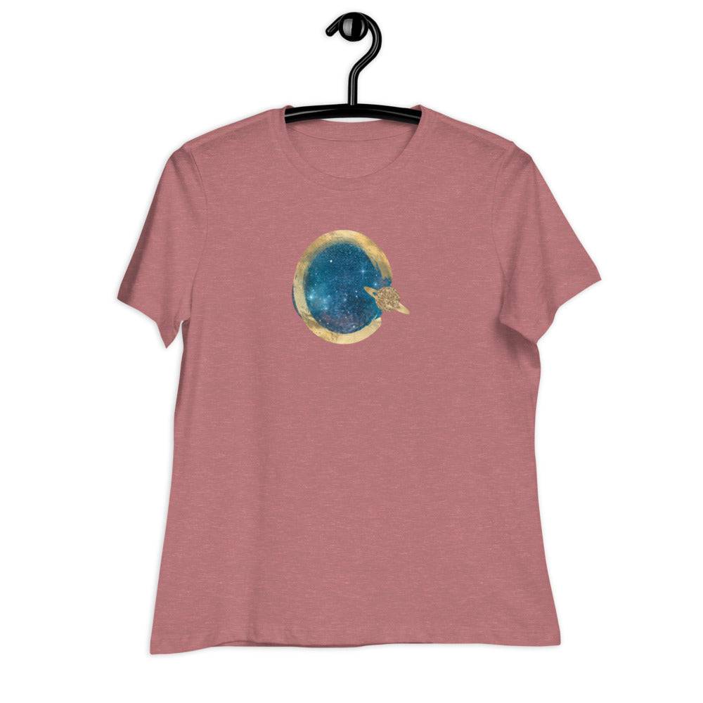 Women's Relaxed T-Shirt/Universe 1 - Enet Images