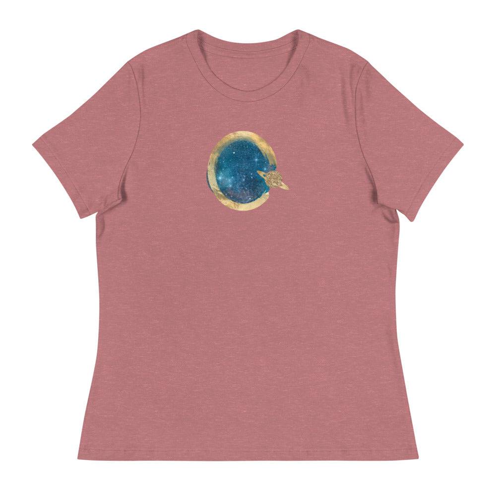 Women's Relaxed T-Shirt/Universe 1 - Enet Images