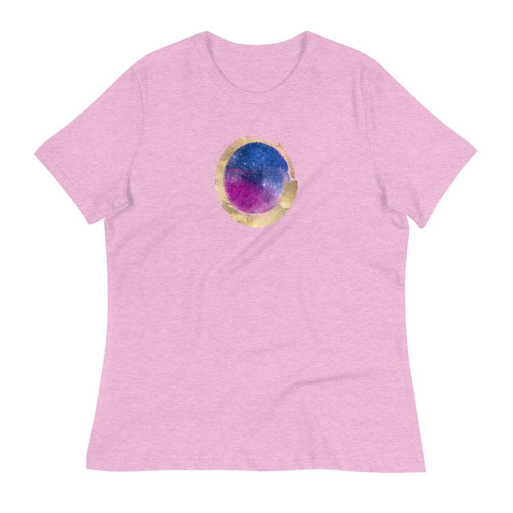 Women's Relaxed T-Shirt/Universe 2 - Enet Images