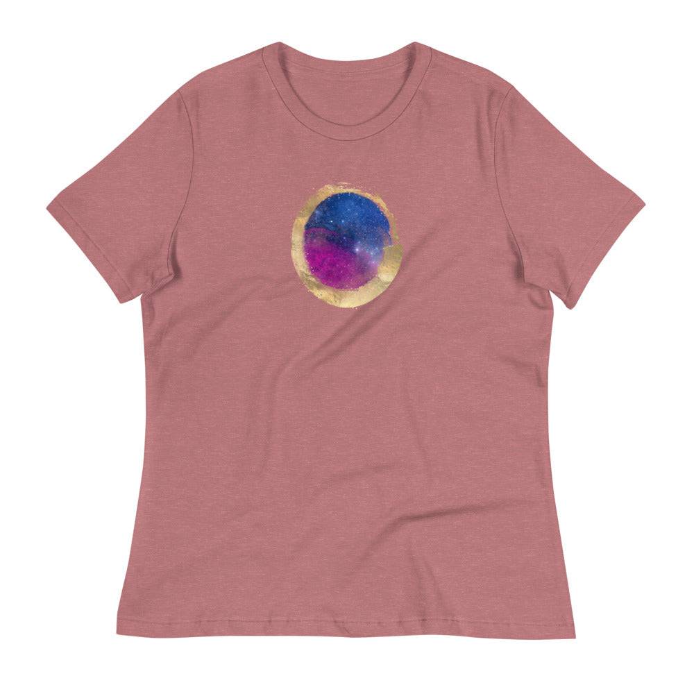 Women's Relaxed T-Shirt/Universe 2 - Enet Images