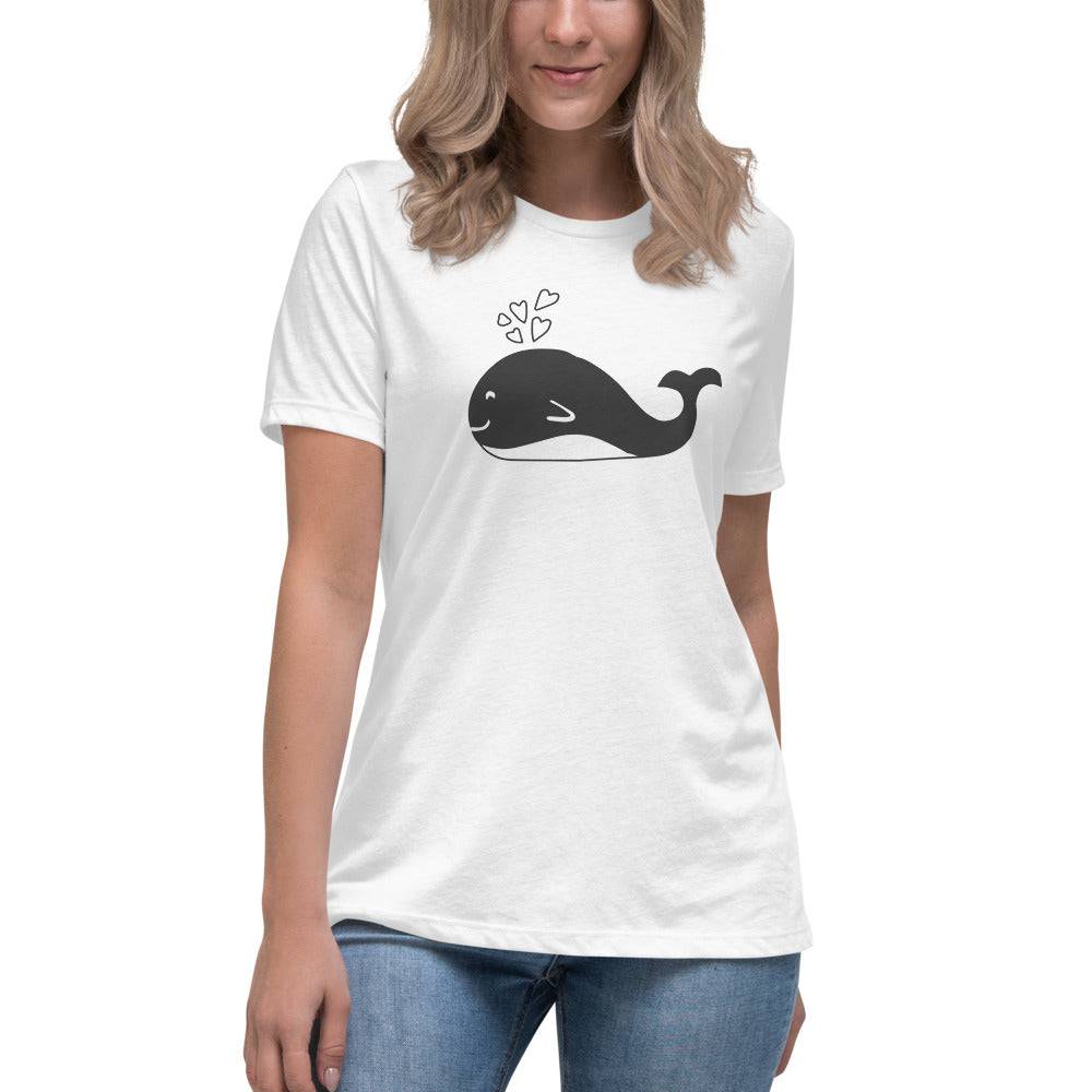 Women's Relaxed T-Shirt/Wale In Love - Enet Images