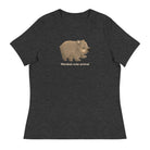 Women's Relaxed T-Shirt/Wombat Cute Animal - Enet Images