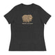 Women's Relaxed T-Shirt/Wombat Cute Animal - Enet Images