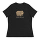 Women's Relaxed T-Shirt/Wombat Cute Animal - Enet Images