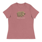 Women's Relaxed T-Shirt/Wombat Cute Animal - Enet Images