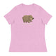 Women's Relaxed T-Shirt/Wombat Cute Animal - Enet Images