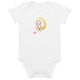 Organic cotton baby bodysuit/Bunnies Moon - Enet Images