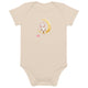 Organic cotton baby bodysuit/Bunnies Moon - Enet Images