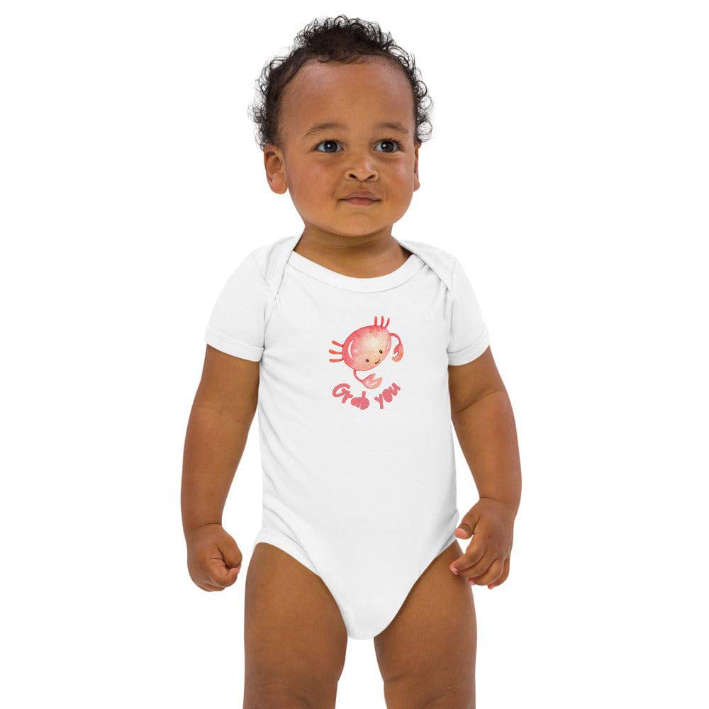 Organic cotton baby bodysuit/Grab you - Enet Images