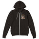 Premium Unisex Zip Hoodies/Skeleton-Lovers-Halloween - Enet Images