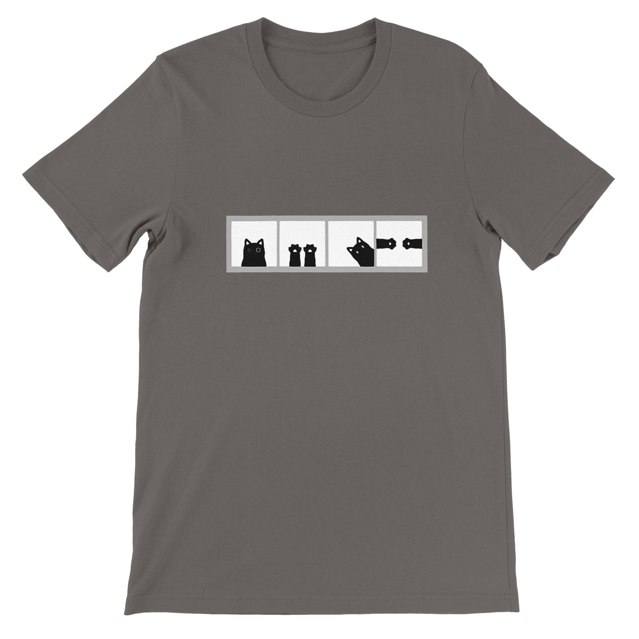 cat-Windows Unisex Crewneck T-shirt - Enet Images