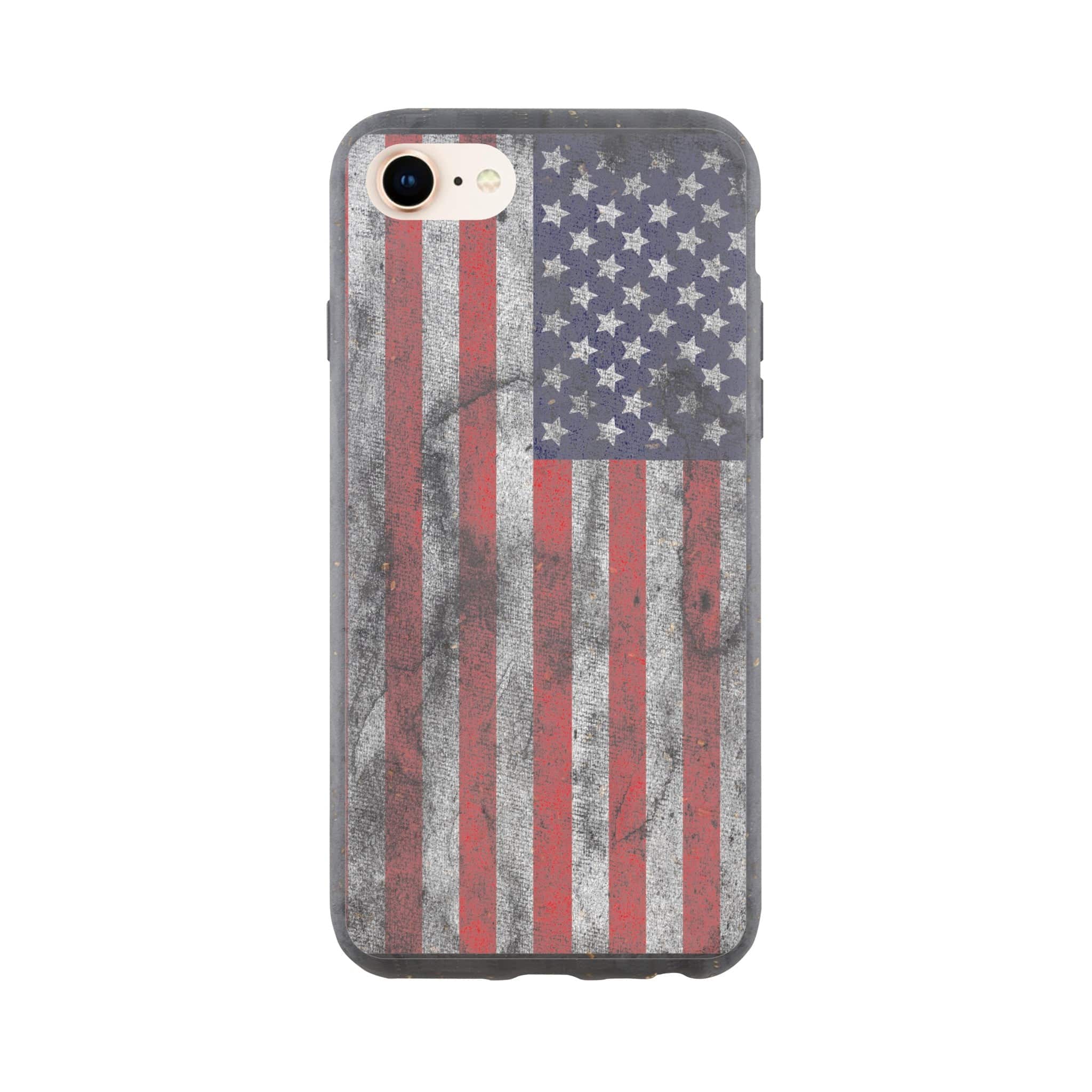 I-Phone Bio case/US-Vintage-Flag - Enet Images