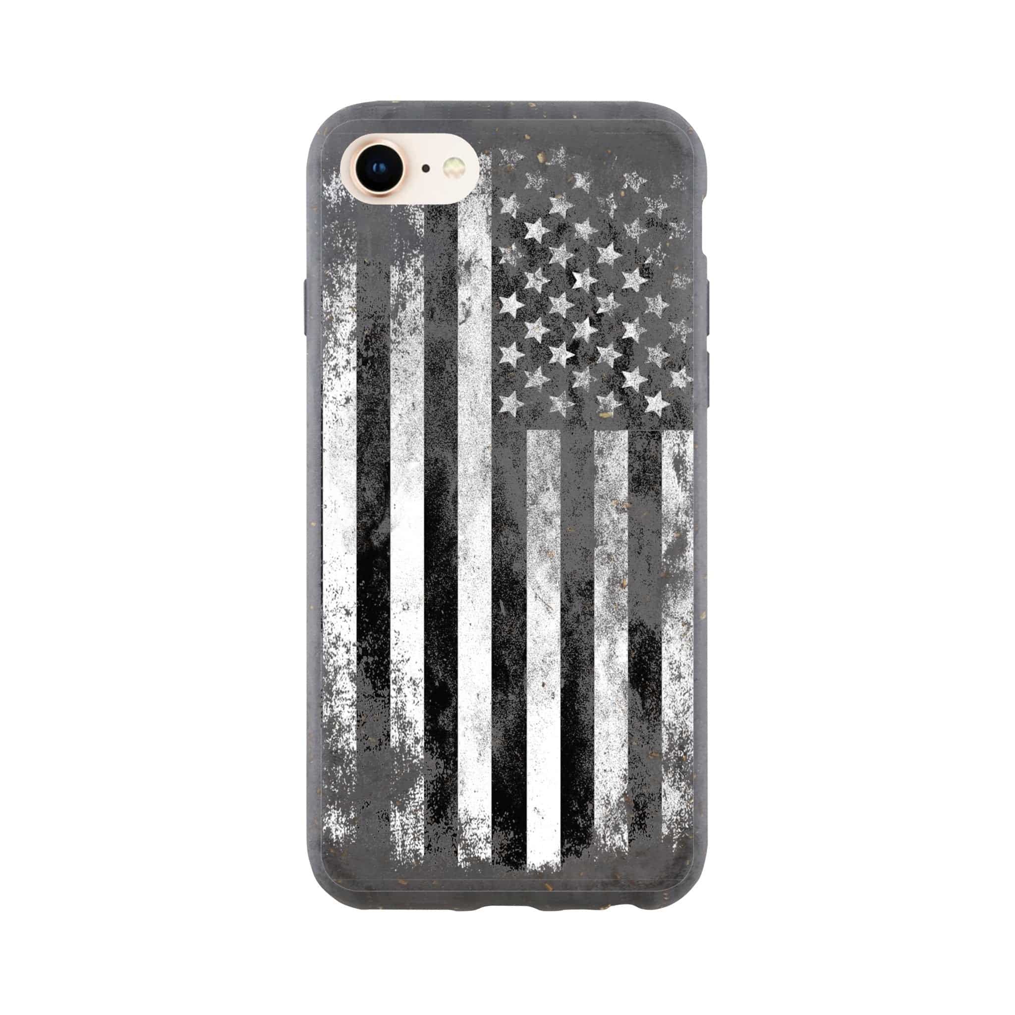 I-Phone Bio case/US-Vintage-Flag-BW - Enet Images
