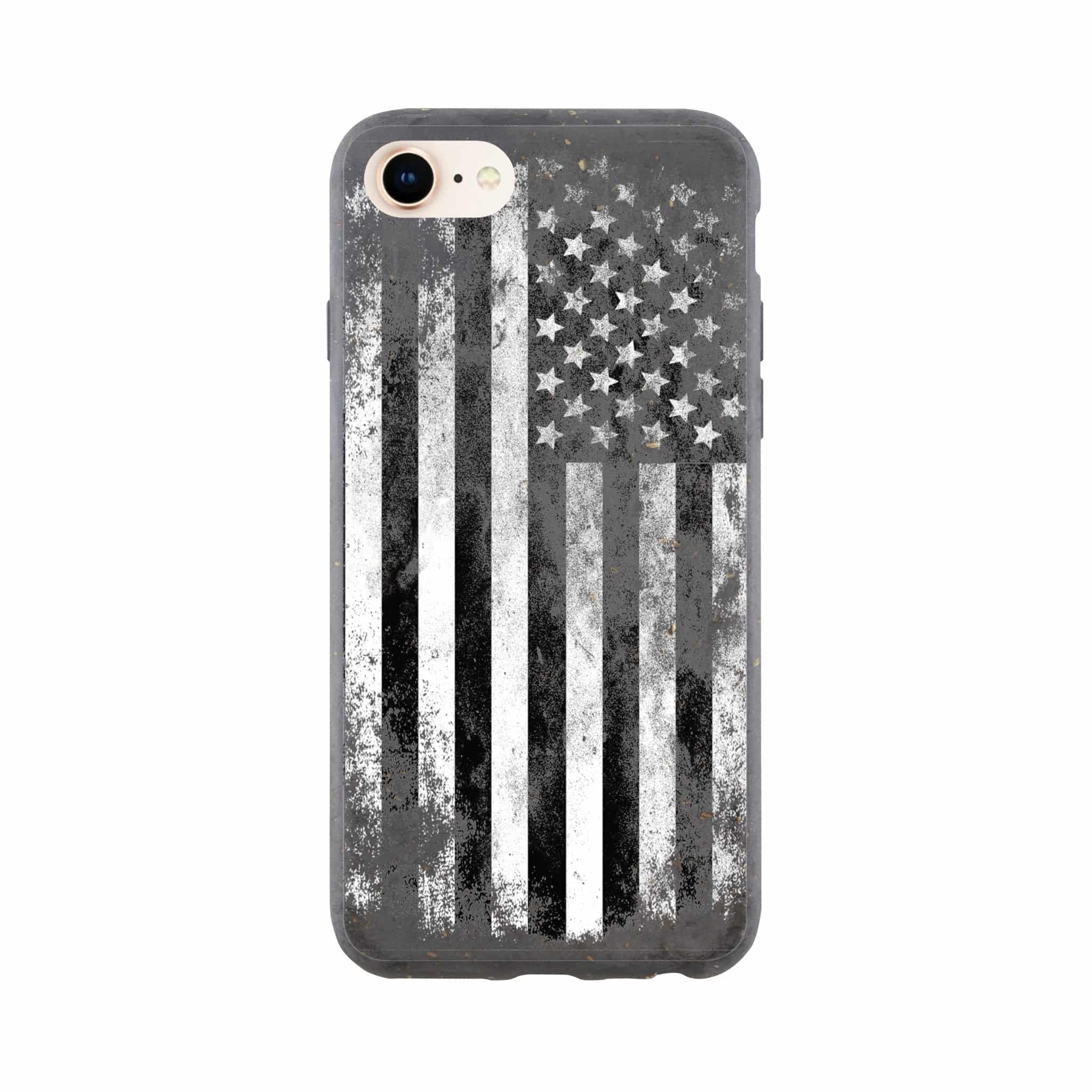 I-Phone Bio case/US-Vintage-Flag-BW - Enet Images