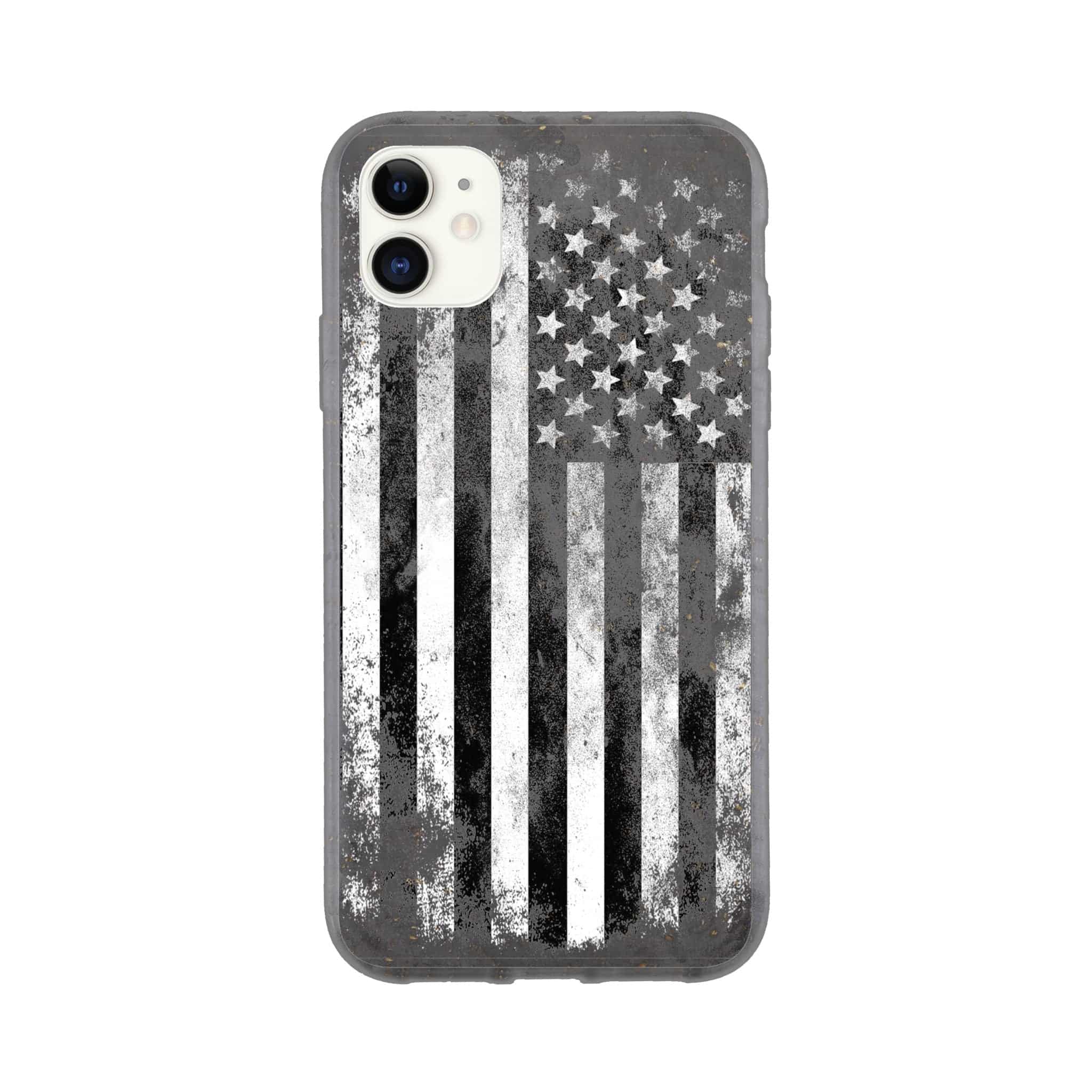 I-Phone Bio case/US-Vintage-Flag-BW - Enet Images