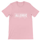 Budget Unisex Crewneck T-shirt/Allergic/To-Negative-People - Enet Images