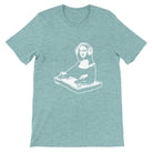 Budget Unisex Crewneck T-shirt/Mona-Lisa-Dj - Enet Images