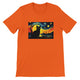 Budget UnisexCrewneck  T-shirt/Black-Cat-Van-Cogh-Halloween - Enet Images