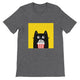 Budget Unisex Crewneck T-shirt/Cat-PopCorn - Enet Images