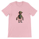 Budget Unisex Crewneck T-shirt/Creepy-Robot2-Halloween - Enet Images