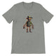 Budget Unisex Crewneck T-shirt/Creepy-Robot2-Halloween - Enet Images