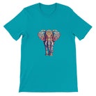 Budget Unisex Crewneck T-shirt/Elephant-Art - Enet Images