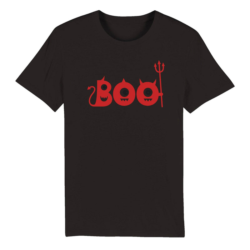 100% Organic Unisex T-shirt/Boo-Halloween - Enet Images
