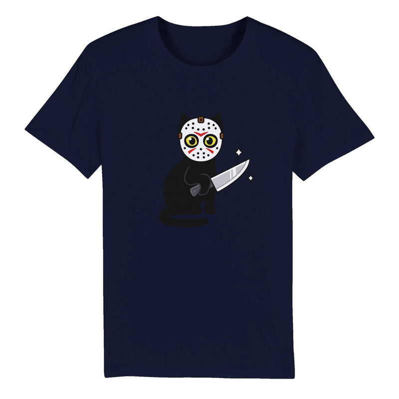 100% Organic Unisex T-shirt/Cat-Killer-Halloween - Enet Images