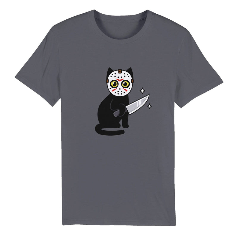 100% Organic Unisex T-shirt/Cat-Killer-Halloween - Enet Images