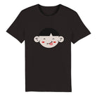 100% Organic Unisex T-shirt/Funny-Face-And-Red-Chicks - Enet Images