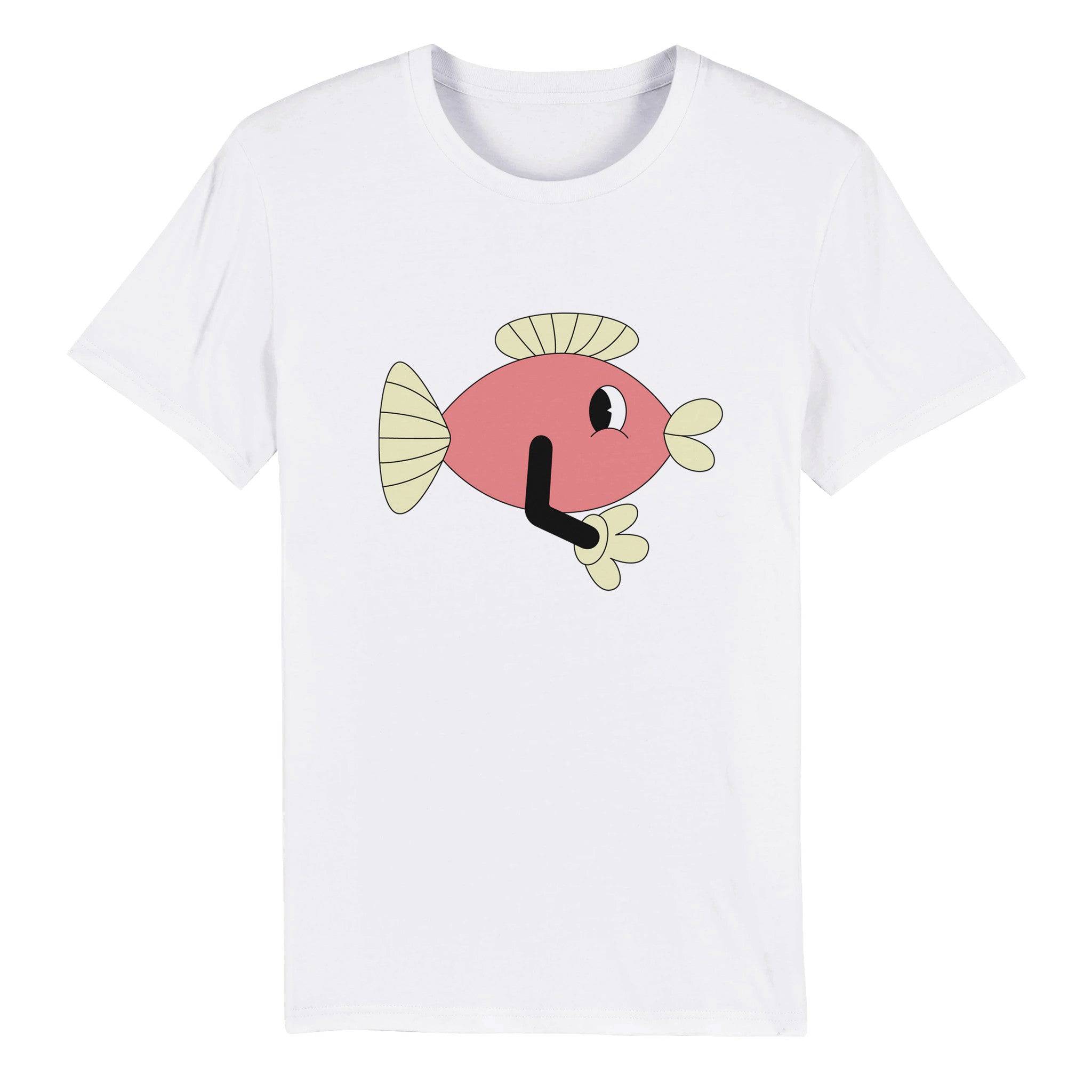 100% Organic Unisex T-shirt/Funny-Fish - Enet Images