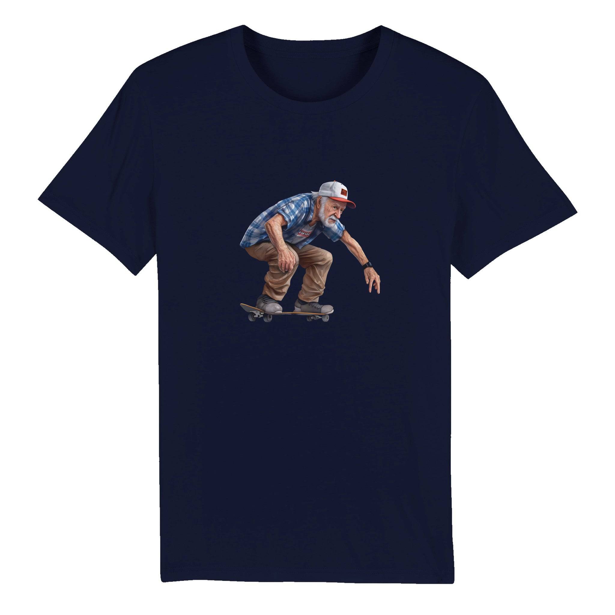 100% Organic Unisex T-shirt/Grandpa-Skate - Enet Images