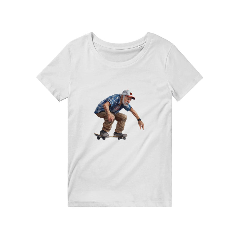 100% Organic Unisex T-shirt/Grandpa-Skate - Enet Images