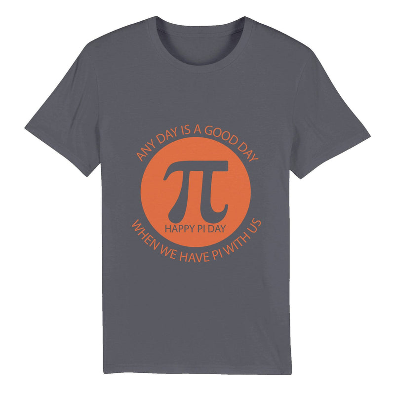 100% Organic Unisex T-shirt/π-Happy-Day - Enet Images