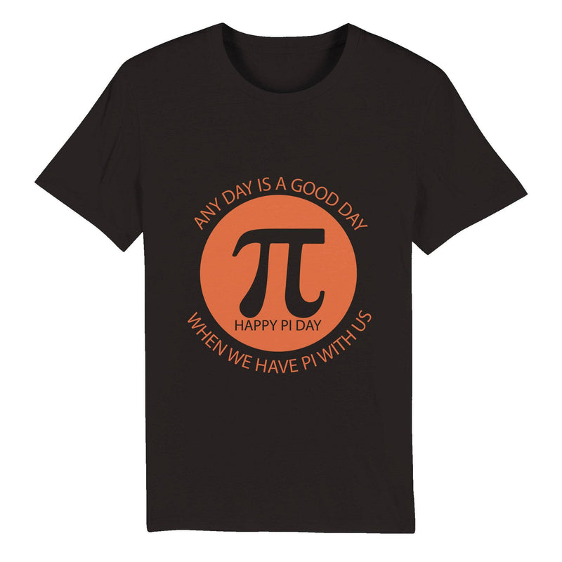 100% Organic Unisex T-shirt/π-Happy-Day - Enet Images